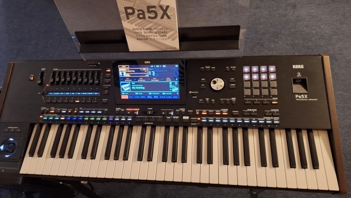 Korg Pa5X, Korg Pa4X, Korg Pa4X MG2, Korg NAUTILUS , Korg Pa1000 MG , Yamaha Genos2 , Yamaha PSR-SX920 , Yamaha MODX8+, Yamaha MONTAGE M8X