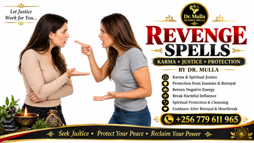 10 Powerful Revenge Spells That Deliver Fast & Effective Results Without Side Effects | WhatsApp +256 779 611 965